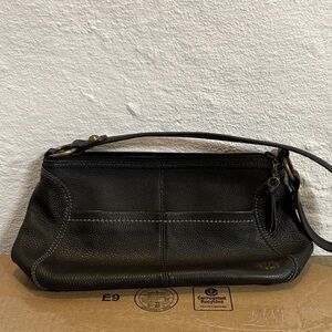 The Sak Black Leather Shoulder Bag